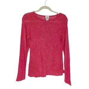 Chava Comfort Pink Light Knit Sweater Size 1/M